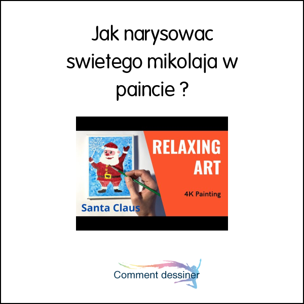 Jak narysować świętego mikołaja w paincie